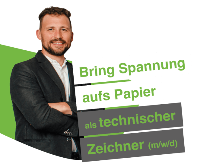 Bring Spannung aufs Papier als technischer Zeichner
